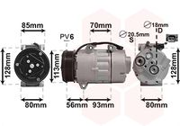 RECOFICIAL SAC721741 - Compresor, aire acondicionado