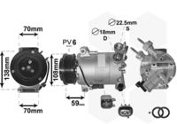 RECOFICIAL SAC720101 - Compresor, aire acondicionado