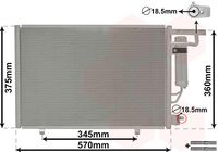 NRF 350360 - Condensador, aire acondicionado - EASY FIT