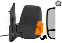 TYC 3100240 - Lado de montaje: derecha<br>Función de las luces: con luz intermitente<br>Tipo de registro: Verificación ECE<br>Retrovisor exterior/interiror: para ajuste elect. espejo<br>Retrovisor exterior/interiror: convexo<br>Retrovisor exterior/interiror: calefactable<br>Color tulipa intermitentes: blanco/amarillo<br>Tipo de lámpara: W16W<br>