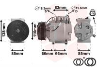 RECOFICIAL SAC830140 - Compresor, aire acondicionado