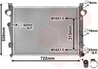 NRF 53107 - Radiador, refrigeración del motor