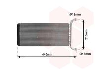 VALEO 811521 - Lado de montaje: delante<br>Equipamiento de vehículo: para vehículos sin calefacción auxiliar eléctrica<br>Artículo complementario / información complementaria 2: sin conducto<br>Longitud de red [mm]: 362<br>Ancho de red [mm]: 164<br>Profundidad de red [mm]: 26<br>Artículo complementario / información complementaria 2: con junta tórica<br>Tipo radiador: Aletas refrigeración soldadas<br>