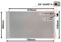 VALEO 814374 - Condensador, aire acondicionado