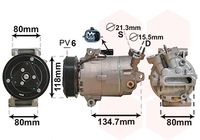 VALEO 813826 - Compresor, aire acondicionado - VALEO RE-GEN REMANUFACTURED