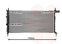 NRF 58721 - para OE N°: 1302057<br>Clase de caja de cambios: Caja de cambios manual<br>Material: Aluminio<br>Longitud de red [mm]: 525<br>Ancho de red [mm]: 322<br>Profundidad de red [mm]: 23<br>Tipo radiador: Aletas refrigeración unidas mecánicamente<br>