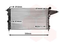 EACLIMA 31R54155 - Radiador, refrigeración del motor