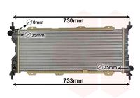 NRF 56163 - Material: Aluminio<br>Longitud de red [mm]: 650<br>Ancho de red [mm]: 285<br>Profundidad de red [mm]: 34<br>Versión: Alternative<br>Tipo radiador: Aletas refrigeración unidas mecánicamente<br>