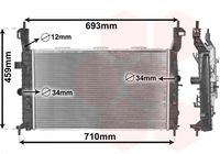 NRF 55317A - Radiador, refrigeración del motor - Economy Class