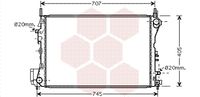 NISSENS 630742 - Diámetro de salida 1 [mm]: 34<br>Calidad: ALTERNATIVO<br>Diámetro de entrada 1 [mm]: 34<br>Tipo radiador: Aletas refrigeración unidas mecánicamente<br>Restricción de fabricante: VALEO<br>Profundidad de red [mm]: 34<br>Longitud de red [mm]: 650<br>Ancho de red [mm]: 416<br>Material: Aluminio<br>Material: Plástico<br>