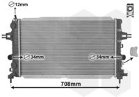 NRF 50143 - Radiador, refrigeración del motor