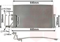 VALEO 822735 - Condensador, aire acondicionado