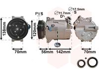 VALEO 699807 - Compresor, aire acondicionado - VALEO RE-GEN REMANUFACTURED