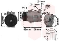 VALEO 813600 - Compresor, aire acondicionado - VALEO RE-GEN REMANUFACTURED