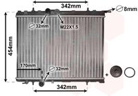 VALEO 701124 - Radiador, refrigeración del motor