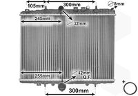 VALEO 732598 - Radiador, refrigeración del motor