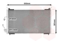 NRF 35378 - Condensador, aire acondicionado