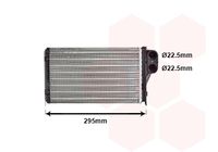 NRF 54250 - Material aletas refrigeradoras: Aluminio<br>Profundidad de red [mm]: 42<br>Longitud de red [mm]: 250<br>Ancho de red [mm]: 157<br>Tipo radiador: Aletas refrigeración unidas mecánicamente<br>Artículo complementario/Información complementaria: sin tubería<br>Material depósitos de agua (radiador): Plástico<br>