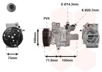 VALEO 813789 - Compresor, aire acondicionado - VALEO RE-GEN REMANUFACTURED