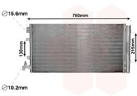 VALEO 814187 - Condensador, aire acondicionado