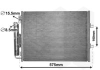 VALEO 814061 - Condensador, aire acondicionado