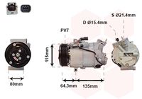 VALEO 813645 - Compresor, aire acondicionado - VALEO RE-GEN REMANUFACTURED