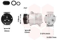 VALEO 699861 - Compresor, aire acondicionado - VALEO RE-GEN REMANUFACTURED