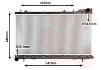 NRF 53597 - Radiador, refrigeración del motor