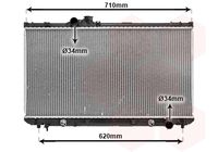 NISSENS 64653A - Radiador, refrigeración del motor