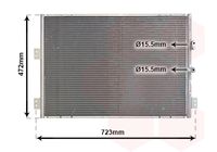 NRF 35461 - Condensador, aire acondicionado - EASY FIT