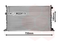 NRF 54657 - Radiador, refrigeración del motor