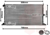 VALEO 732397 - Radiador, refrigeración del motor