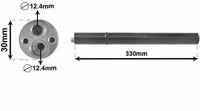 NRF 33328 - Número de PR: TV0<br>Restricción de fabricante: Keihin<br>Agente frigorífico: R 1234yf<br>Agente frigorífico: R 134 a<br>Material: Aluminio<br>Ø entrada [mm]: 12<br>Ø salida [mm]: 12<br>Diámetro [mm]: 30<br>Altura [mm]: 338<br>Artículo complementario / información complementaria 2: con junta tórica<br>