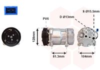 VALEO 699661 - Compresor, aire acondicionado - VALEO RE-GEN REMANUFACTURED