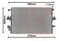 NRF 560019 - Radiador, refrigeración del motor