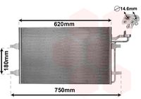 VALEO 814323 - Condensador, aire acondicionado