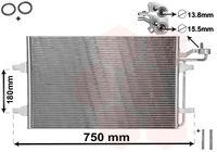 VALEO 814324 - Condensador, aire acondicionado