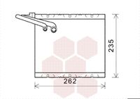 NRF 36142 - Evaporador, aire acondicionado - EASY FIT