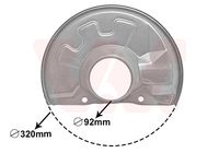 TRISCAN 812527204 - Lado de montaje: Eje trasero izquierda<br>Referencia artículo par: 8125 27204<br>Superficie: con imprimación cataforética<br>Diámetro 1/Diámetro 2 [mm]: 287/70<br>