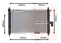 NRF 53375 - Radiador, refrigeración del motor