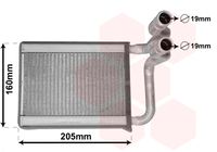 EACLIMA 45C36024 - Radiador de calefacción