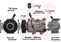 RECOFICIAL SAC783091 - Compresor, aire acondicionado