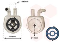 NTY CCL-MZ-002 - Radiador de aceite, aceite motor