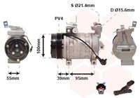 VALEO 814715 - Compresor, aire acondicionado - VALEO ORIGINS NEW OE TECHNOLOGY