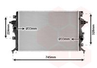 NRF 550164 - Radiador, refrigeración del motor