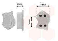 NRF 31785 - Radiador de aceite, aceite motor - EASY FIT