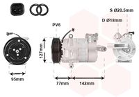 RECOFICIAL SAC720451 - Compresor, aire acondicionado