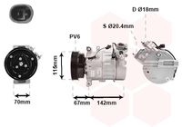 RECOFICIAL SAC720541 - Compresor, aire acondicionado