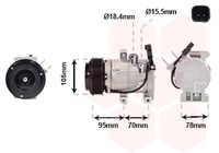 RECOFICIAL SAC722041 - Compresor, aire acondicionado