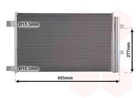 NRF 350552 - Condensador, aire acondicionado